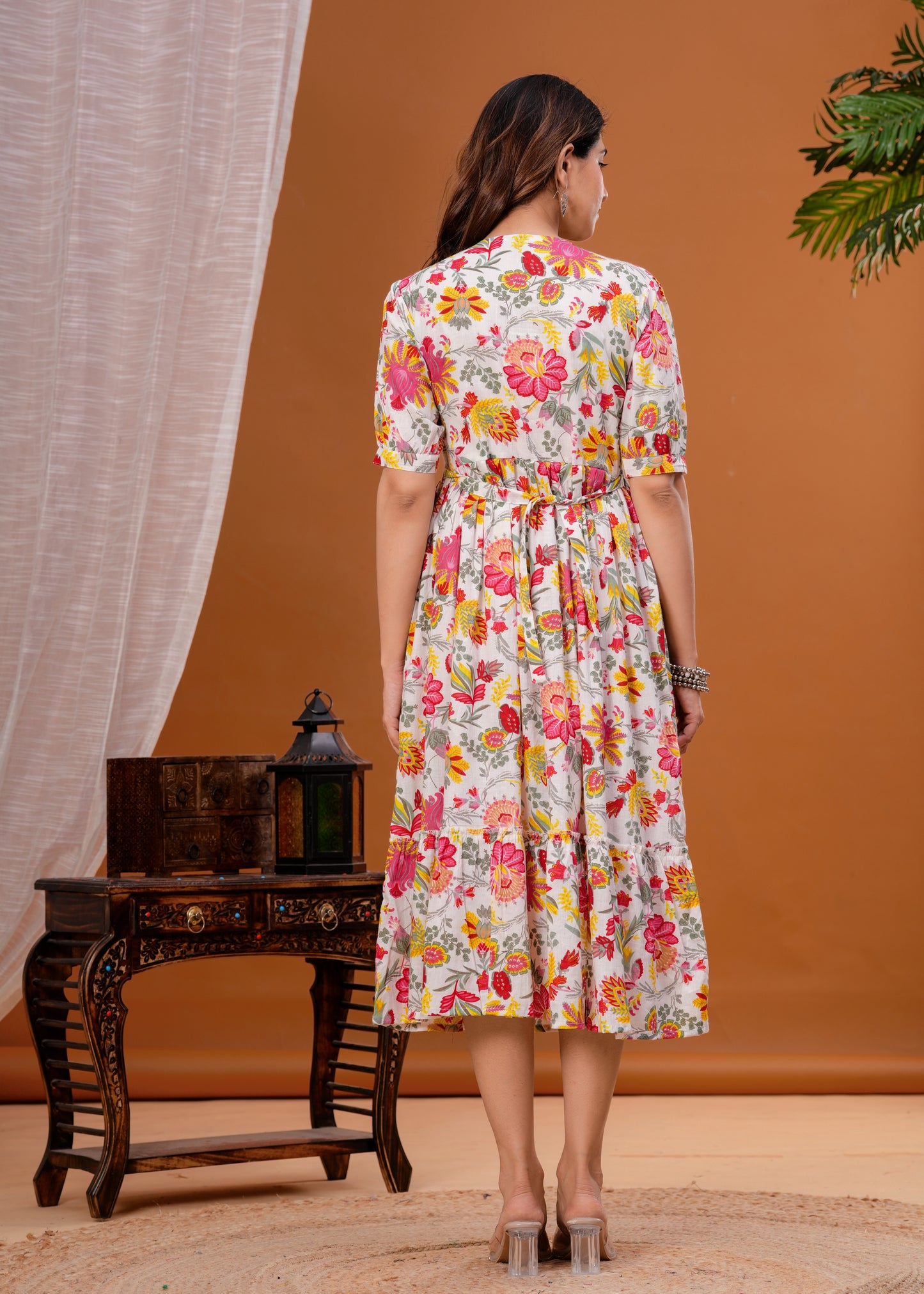 Ashvy Pure Cotton Anarkali Feeding & Maternity Kurti – Comfort Meets Elegance