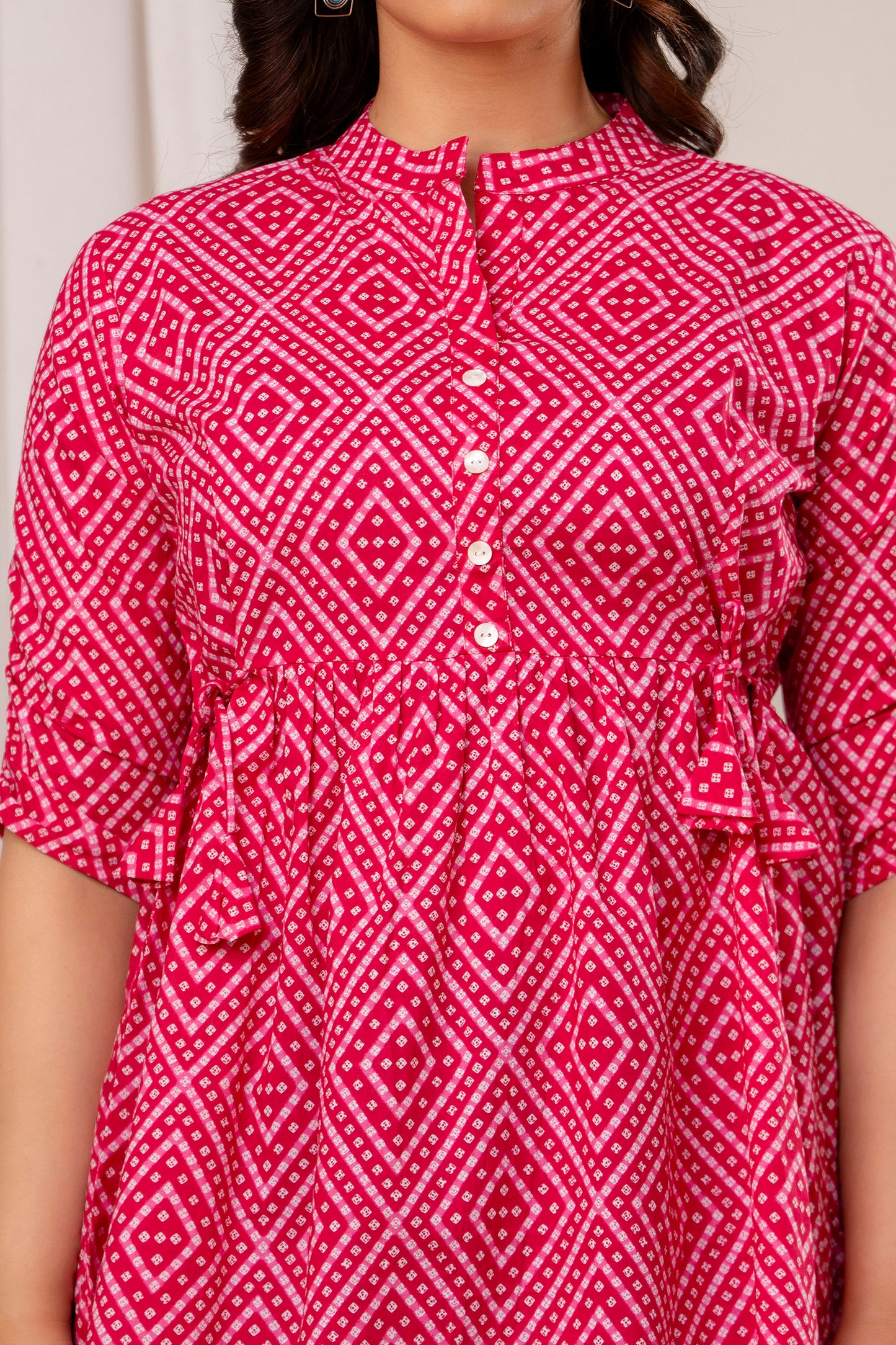 New Launch: Cotton Printed Top (Rani Pink ) β Bold, Chic & Timeless
