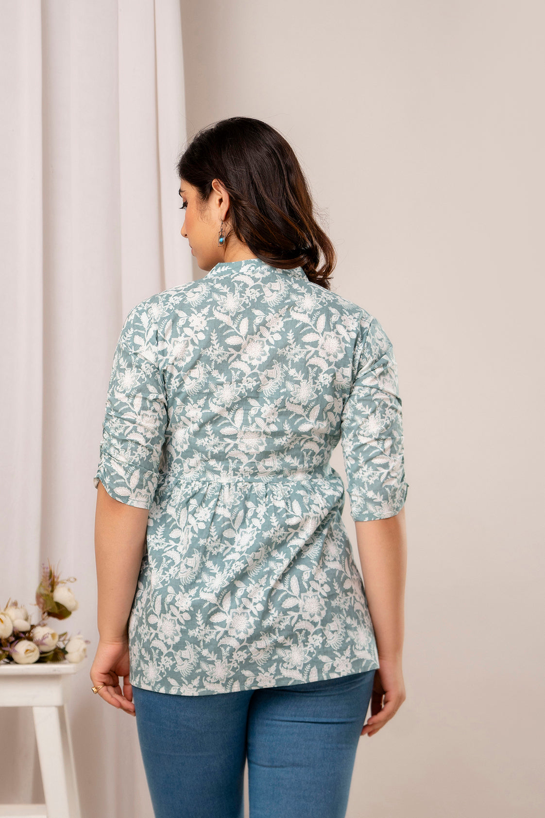 New Launch: Cotton Printed Top (Grey White) – Bright, Bold & Beautiful