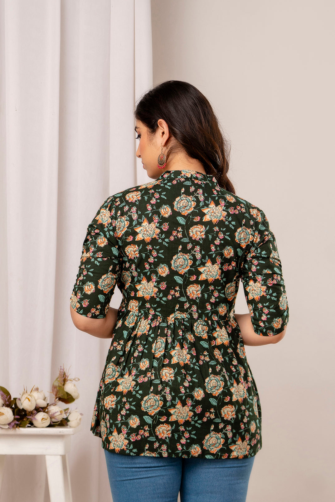 New Launch: Cotton Printed Top (Green) β Fresh, Light & Stylish