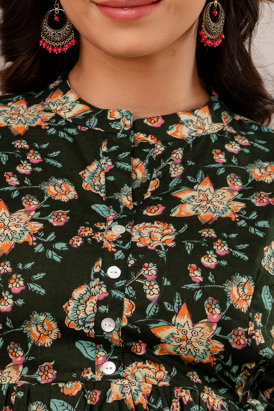 New Launch: Cotton Printed Top (Green) β Fresh, Light & Stylish