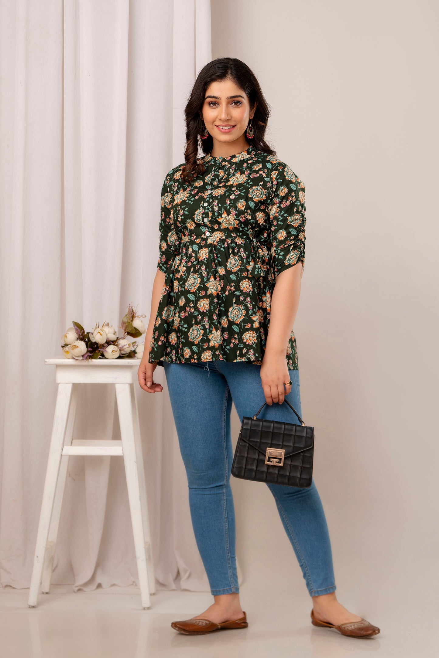 New Launch: Cotton Printed Top (Green) β Fresh, Light & Stylish