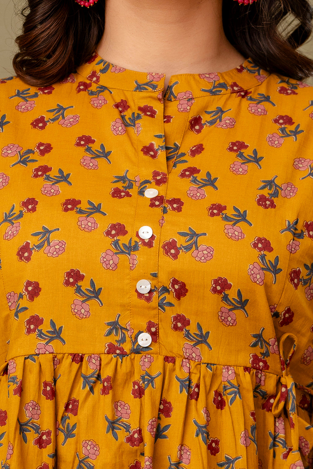 New Launch: Cotton Printed Top (Musturd Yellow) β Fresh, Vibrant & Stylish