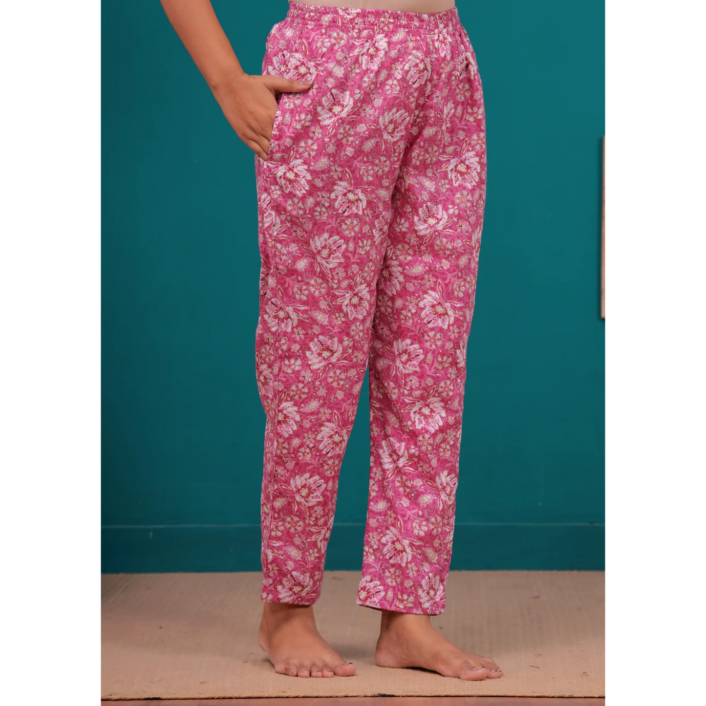 Cotton Night Suit Set of Kurta & Pajama (Pink) – Sweet Comfort for Dreamy Nights
