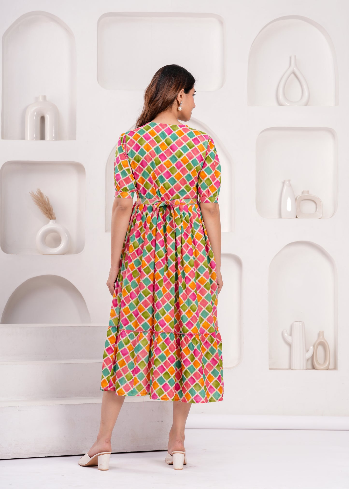 Ashvy Pure Cotton Anarkali Feeding & Maternity Kurti – Comfort Meets Elegance