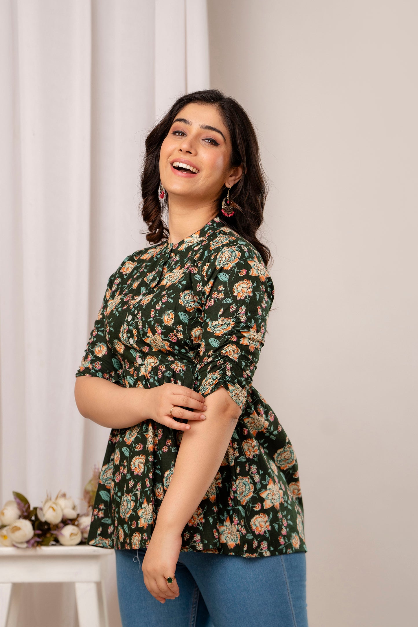 New Launch: Cotton Printed Top (Green) – Fresh, Light & Stylish