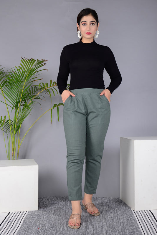 New Launch Everyday Cotton Pant (GREY)