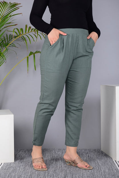 New Launch🌸 Everyday Cotton Pant (GREY)