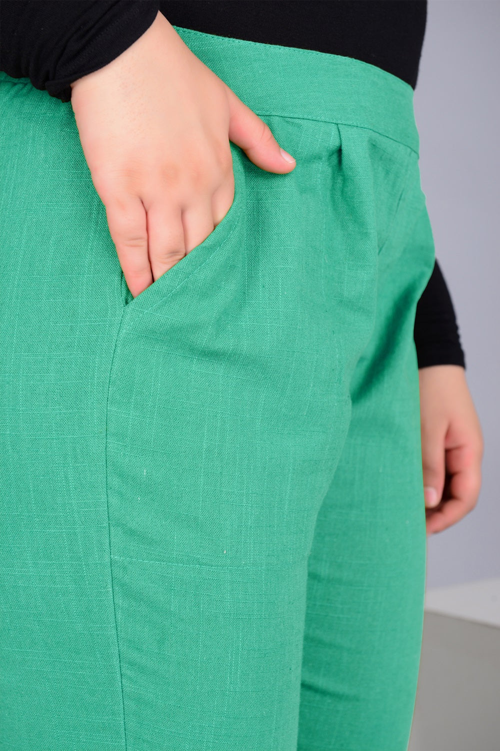 New Launch Everyday Cotton Pant (Aqua)