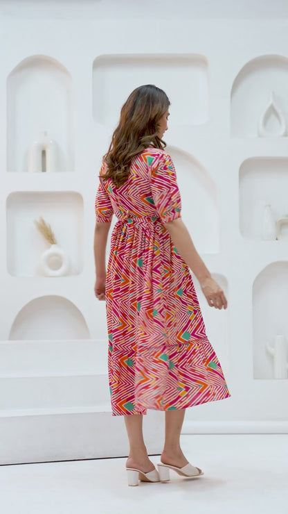Ashvy Pure Cotton Anarkali Feeding & Maternity Kurti – Comfort Meets Elegance